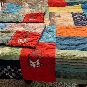 PBTeen surf bedding